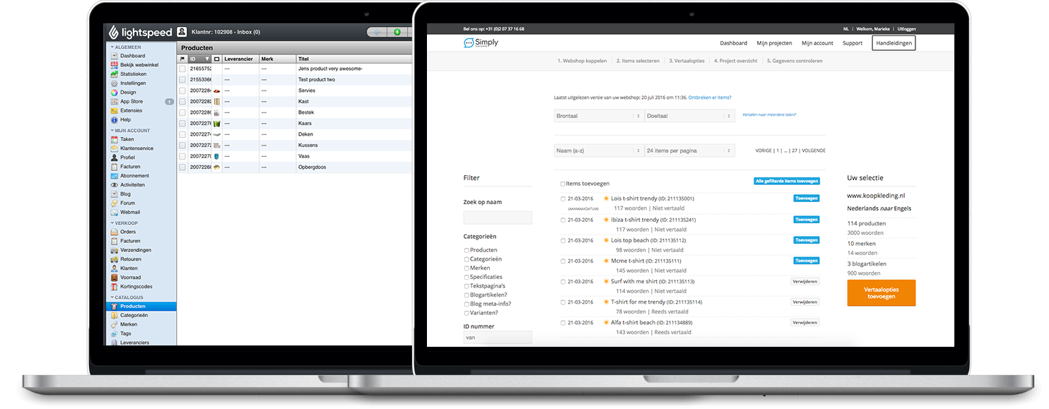 vertaal api